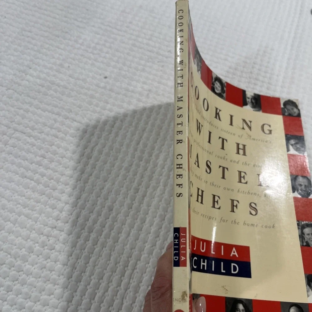 COOKING WITH MASTER CHEFS Julia Child, 1st Edition 1993 Covered Vintage